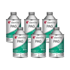 imageHermetic AC Compressor PAG Oil  PAG 46 MVAC Oil for R134a AC Compressor 250mL Can 8 oz 684oz  Case of 6