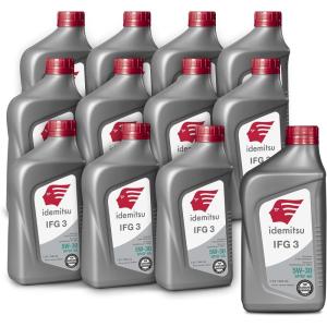 imageIdemitsu IFG 3 5W30 Full Synthetic Motor Oil  1 Quart SPGF6A Certified Engine Oil for TGDI ampamp PFI Engines  Engineered for Maximum Efficiency and Protection1 Quart  Case of 12
