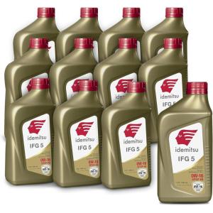imageIdemitsu IFG 5 0W16 Motor Oil Full Synthetic  1 Quart  SPGF6A Certified Engine Oil for TGDI ampamp PFI Engines  Engineered for Superior Efficiency and Protection1 Quart  Case of 12